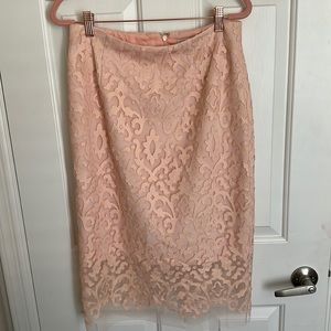 Katherine Kelly laser cut lace skirt